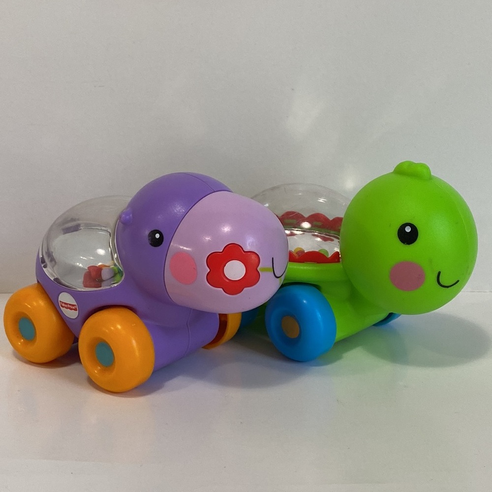 FISHER PRICE POPPITY POP TURTLE AND HIPPO - Picture 3 of 16